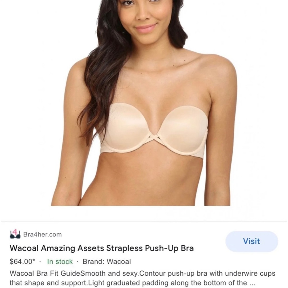 Wacoal Amazing Assets Strapless bra